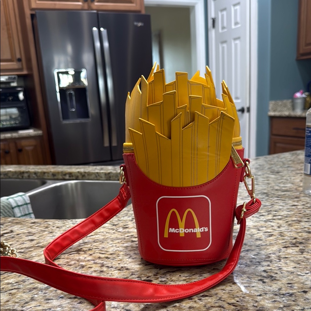 McDonald's Red and Yellow Fry-Shaped Bag